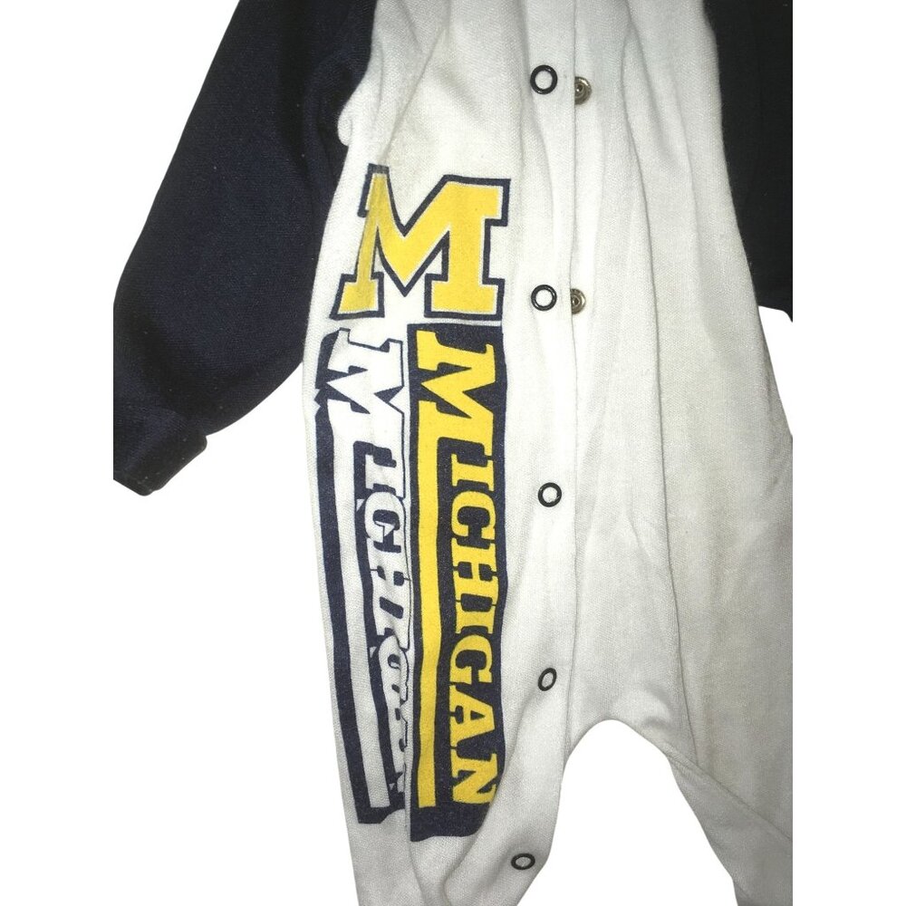 University of Michigan - UM - Wolverines Infant Sleeper (Med 14-18lb) - Picture 2 of 6